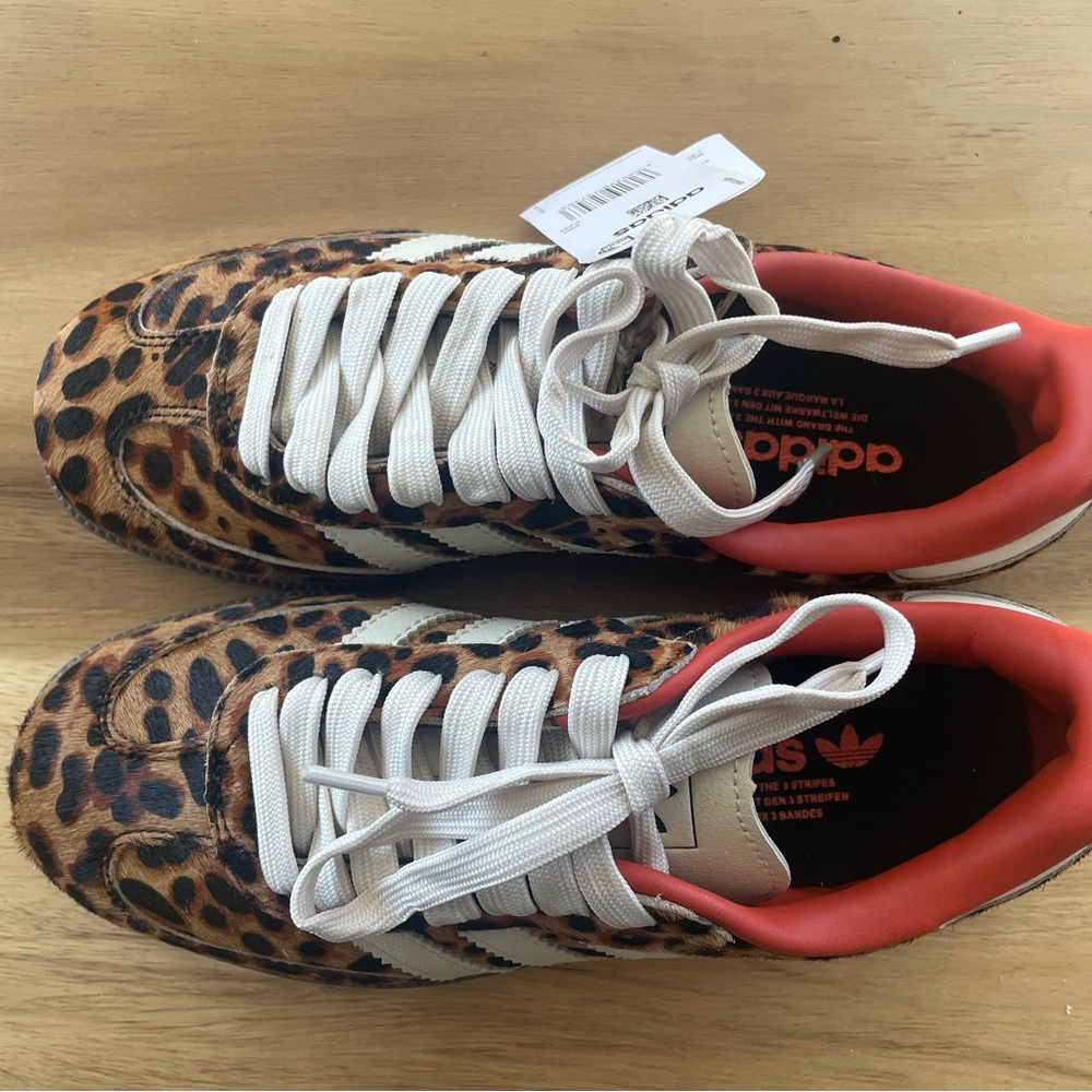 Adidas Samba OG Leopard Print Sneakers